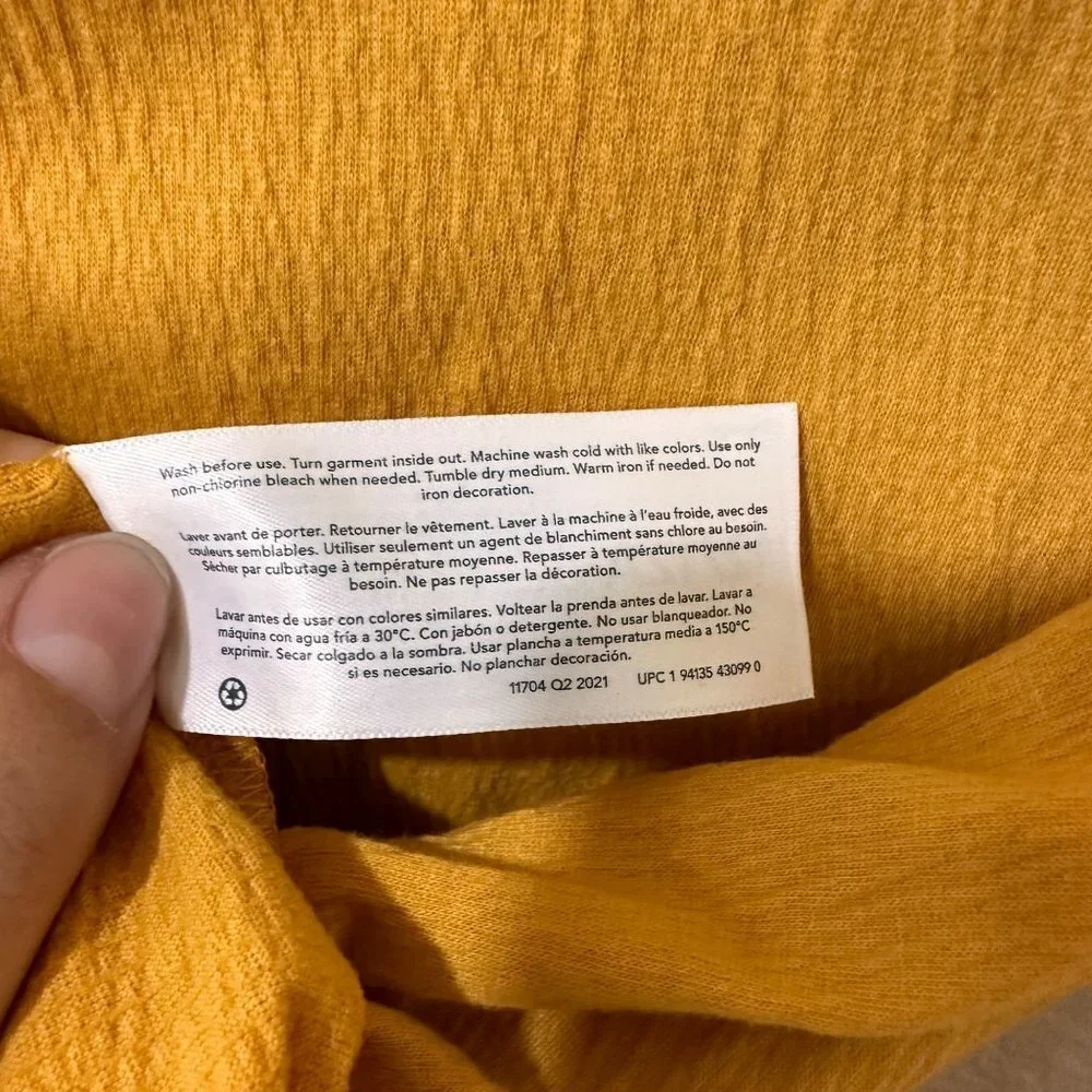 3/$30 NWT OshKosh B'gosh Mustard Tie-Up Shirt w/ Lace Detail‎ - Girls Size 12